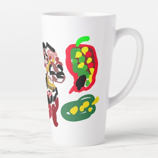 狐の印秋 カフェラテマグ (右)
