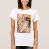 狐の女性Tシャツ Tシャツ (正面)