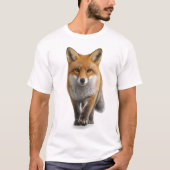 狐の接近 Tシャツ (正面)