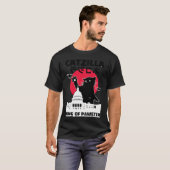 狐の森のシルエット Tシャツ (正面フル)