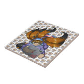 狐の生涯 タイル (側面)