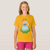 狐の花嫁のヴェールウェディング Tシャツ (正面フル)