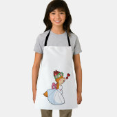 狐の花嫁　ウェディングドレスと花輪つき エプロン (インサイチュ)