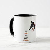 狐は狐につま付く マグカップ (正面左)