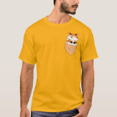狐ポケットデザイン Tシャツ (正面)