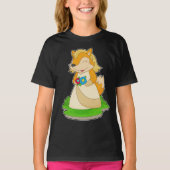 狐嫁ぎの花 ウェディング Tシャツ (正面)