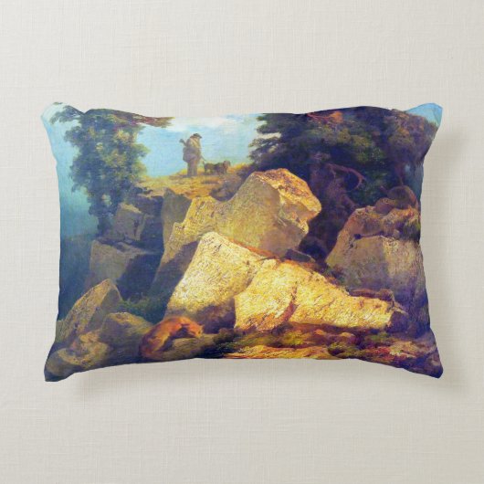 狐狩り  ヨゼフ・ナブラティル  1850年以後 アクセントクッション (正面)