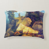 狐狩り  ヨゼフ・ナブラティル  1850年以後 アクセントクッション (裏面)