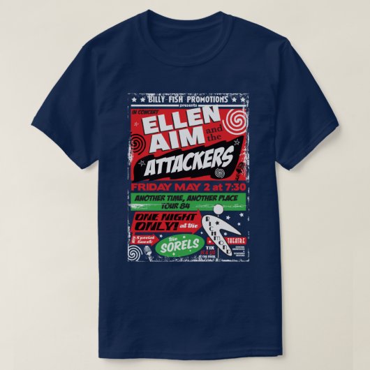 狙いと攻撃者 Tシャツ (デザイン正面)