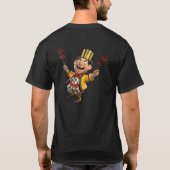 狙い、正確なダーツを打つ Tシャツ (裏面)