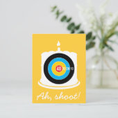 狙撃兵の40歳の誕生日-ダーツ招待状 招待状 (スタンド正面)