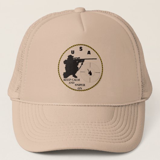 狙撃兵オン キャップ (正面)