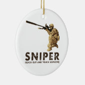 狙撃兵-手を差し伸べて下さい セラミックオーナメント (右)