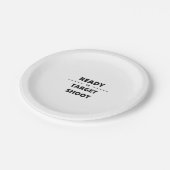 狙撃準備ができている ペーパープレート (アングル)