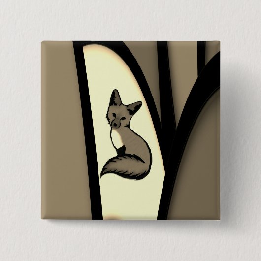 狡猾なさま 缶バッジ (正面)