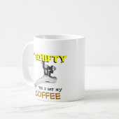 狡猾なコーヒー・マグ コーヒーマグカップ (正面左)