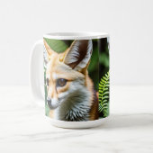 狡猾なフェネックキツネ コーヒーマグカップ (正面左)