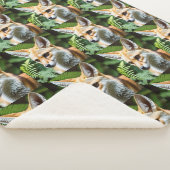 狡猾なフェネックキツネ シェルパブランケット (3/4)