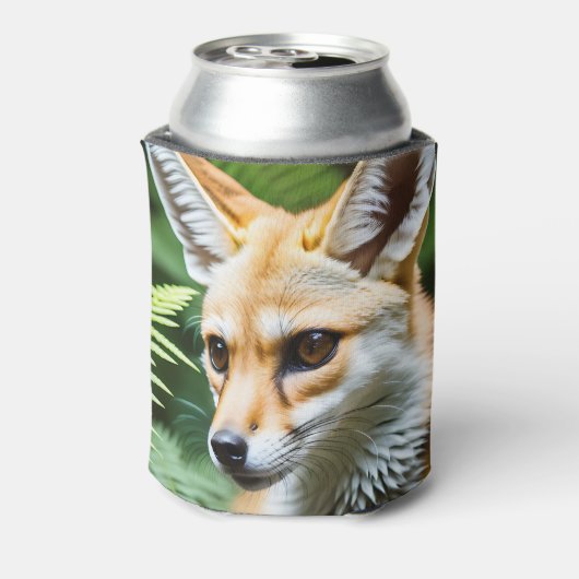 狡猾なフェネックキツネ 缶クーラー (缶裏面)