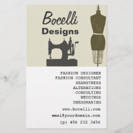 狡猾なレディースシーストレスファッションスタイリストモダン チラシ