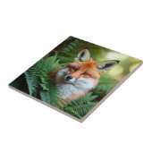 「狡猾な影のキツネ」 タイル (側面)