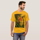 「狡猾な影のキツネ」 Tシャツ (正面フル)