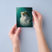 狡猾な猫 |バレンタインデーの贈り物 チラシ (手)