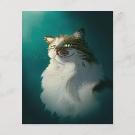 狡猾な猫 |バレンタインデーの贈り物 チラシ (裏面)