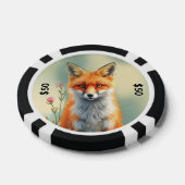 狡猾な赤狐の目が印象的 ポーカーチップ (シングル)