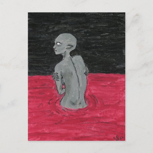 狩られた生き物 ポストカード (正面)