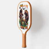 狩りおもしろいがライフルに向かって戦う ピックルボールラケット (左)