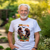 狩りおもしろいTシャツがライフル戦に挑む Tシャツ