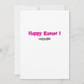 狩りがオン招待状 招待状 (裏面)