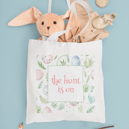 狩りが入った |イースターエッグ&グリーン |イースター トートバッグ