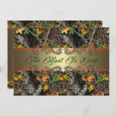 -狩りが終フォーマル了しました-結婚式招待状 招待状 (正面/裏面)