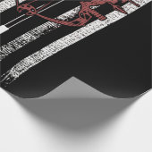 狩りとアメリカ国旗の弓狩り ラッピングペーパー (角)