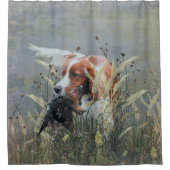 狩りとエパニュルブレトン シャワーカーテン (正面)