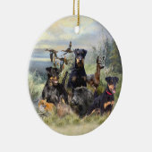 狩りとジャグデリア， Art セラミックオーナメント (右)