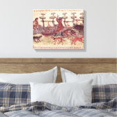 狩りとネット キャンバスプリント (インサイチュ (寝室))