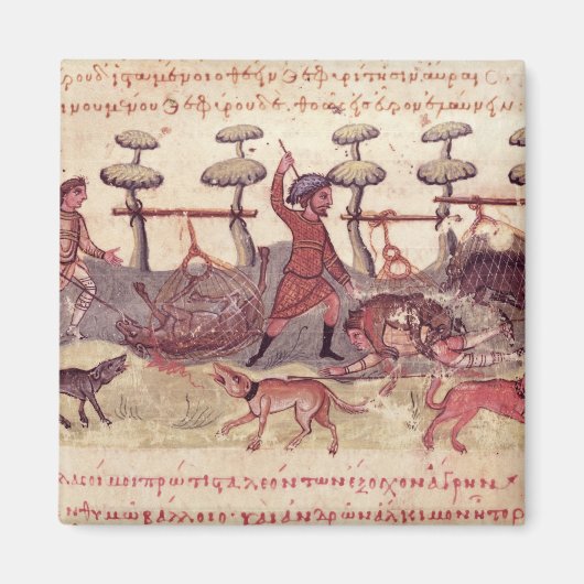 狩りとネット マグネット (正面)