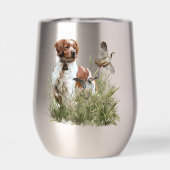 狩りとブルターニュ犬アート (背面)