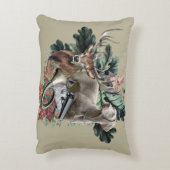 狩りとワイマラン「グレー幽霊」 アクセントクッション (裏面(縦))