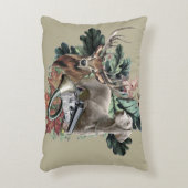 狩りとワイマラン「グレー幽霊」 アクセントクッション (正面(垂直))