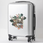 狩りとワイマラン「グレー幽霊」 シール (スーツケース)