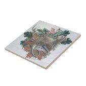 狩りとワイマラン「グレー幽霊」 タイル (側面)