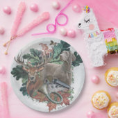 狩りとワイマラン「グレー幽霊」 ペーパープレート (パーティー)