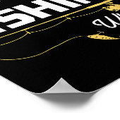 狩りと魚釣り他に何がある – フィッシュおもしろい ポスター (角)