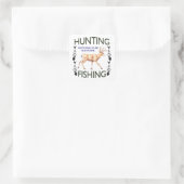 狩りと魚釣り スクエアシール (バッグ)