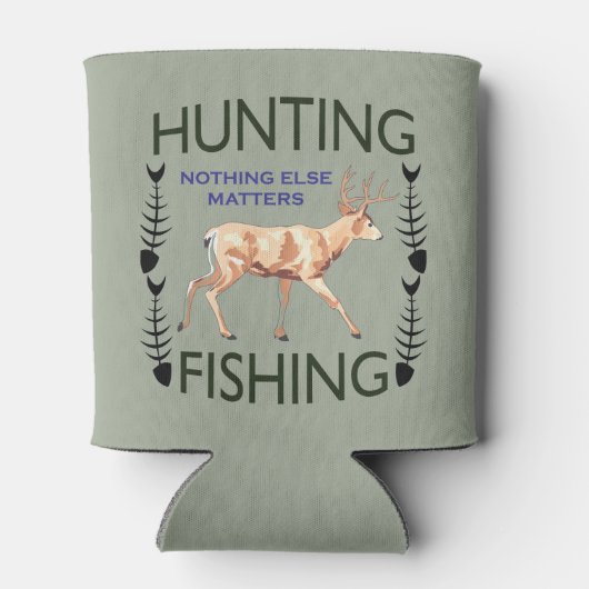 狩りと魚釣り 缶クーラー (裏面)