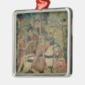 狩りのために去ること メタルオーナメント (左)